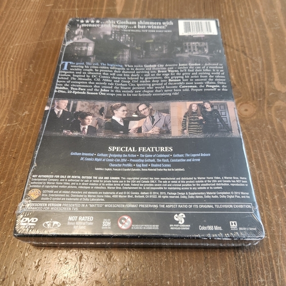 Gotham “The Complete 1st Season” (DVD) widescreen……………..BRAND NEW & SEALED! - Picture 2 of 9